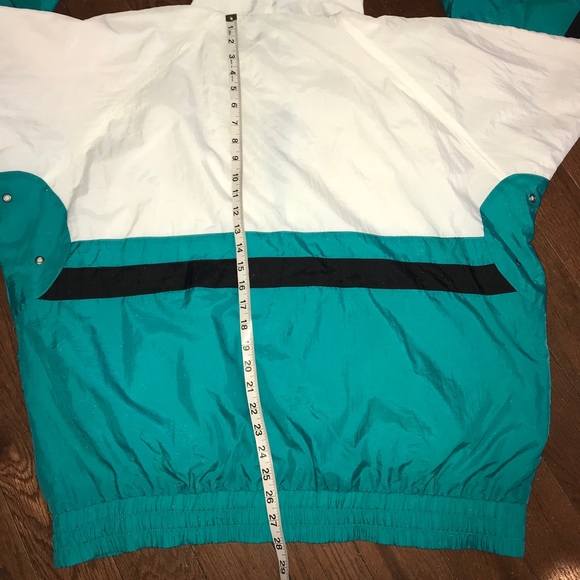 Vintage VTG Perth Windbreaker Track Jacket Sz L - Picture 4 of 4
